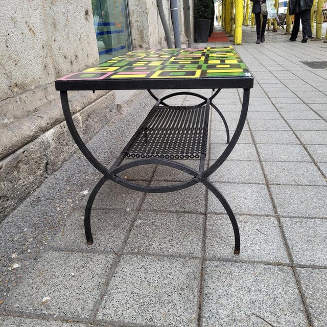 Coffee Table in Vallauris Ceramic from Roger Capron, 1960s For Sale - Image 12 of 18