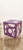 Vintage Purple and White Cube Lamp For Sale - Image 9 of 14
