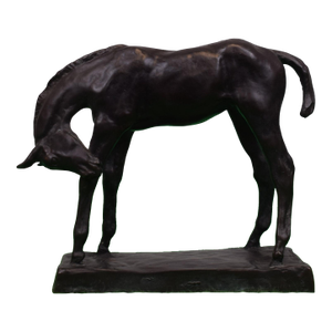 Charles Cary Rumsey Colt Scratching Bronze Sculpture