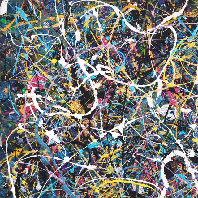 Los Angeles artist Marc Raphael's abstract expressionism paintings are influenced by New York's abstract expressionist...