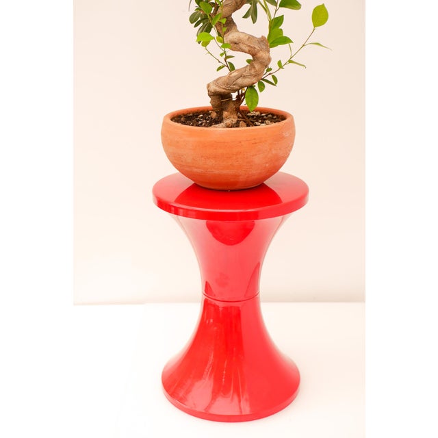 Tamtam Seat in Bright Red by Henry Massonnet, 1970s For Sale - Image 9 of 13