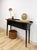 Wood Nichols and Stone Solid Black Wood Console Two Drawers Modern Transitional For Sale - Image 7 of 16