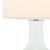 The Lamp is sure to illuminate any room with elegance and style. it's classic gourd body of pristine white glazed ceramic...