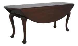 Kittinger Queen Anne Mahogany Drop Leaf Coffee Table