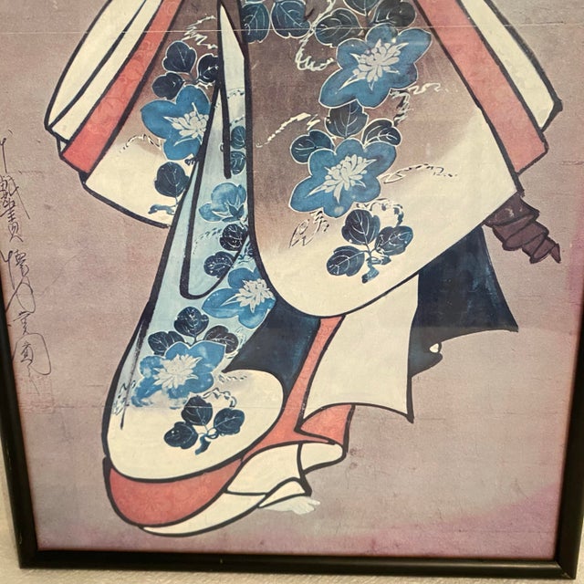 Framed Print of Kaigetsudo Ando Japanese Painting Kaigetsudo School of Ukiyo-E Art Japanese Culture Scene Character For Sale - Image 4 of 7