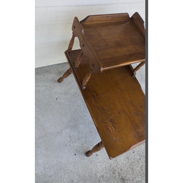 Mid-Century Modern Vintage Mid-Century Tiered End Table/Side Table For Sale - Image 3 of 9