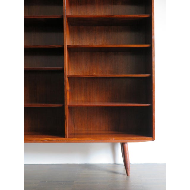 Scandinavian Wood Bookcase by Gunni Omann, 1960s For Sale - Image 6 of 13