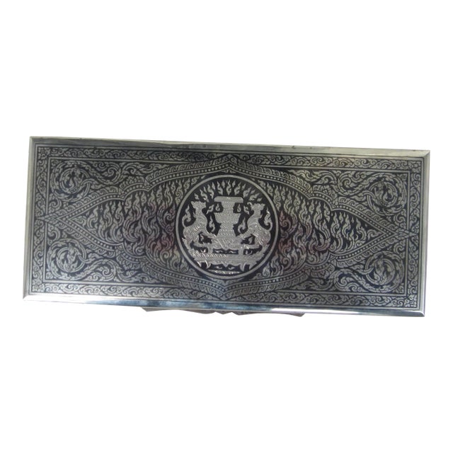 1960s Sterling Silver Box For Sale