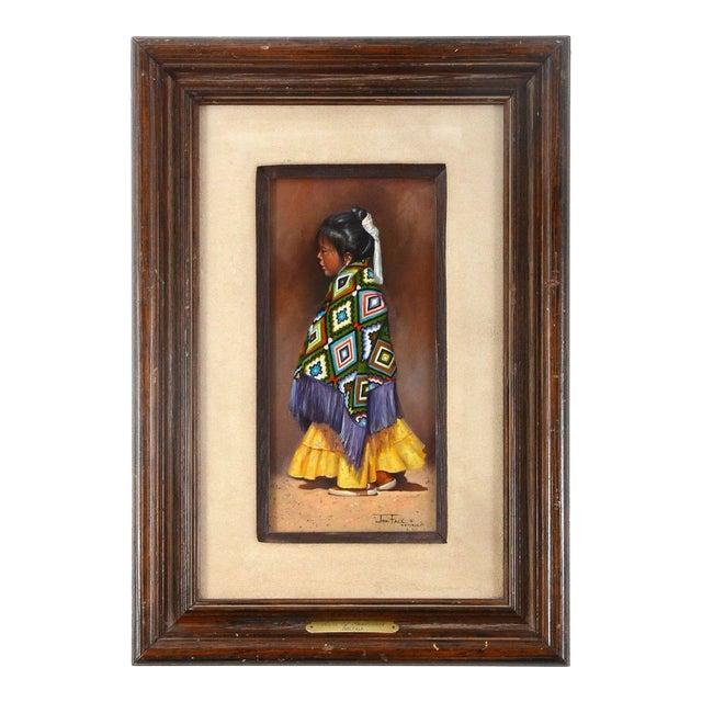 Joni Falk "Aura of Innocence" Oil Painting on Panel For Sale