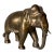 Vintage Solid Brass Elephant Sculpture/ Sold For Sale