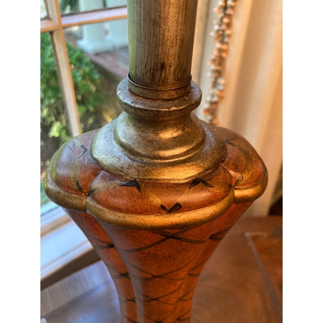 Vintage Table Lamp in the Style of Arte Nouveau For Sale - Image 9 of 12