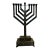 Vintage 1960’s Brutalist Style Large 9 Candle Menorah For Sale