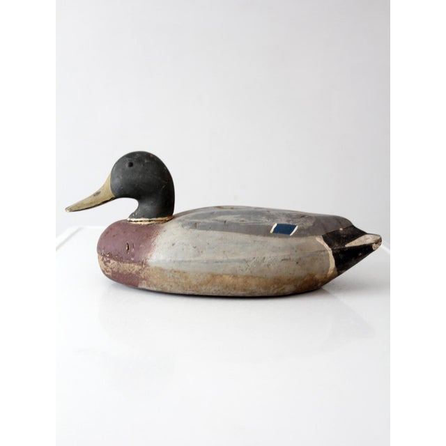Green Vintage Mallard Duck Decoy by Decoys Unlimited For Sale - Image 8 of 16