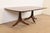 Henredon Henredon Georgian Banded Mahogany Double Pedestal Dining Table, Newly Refinished For Sale - Image 4 of 10