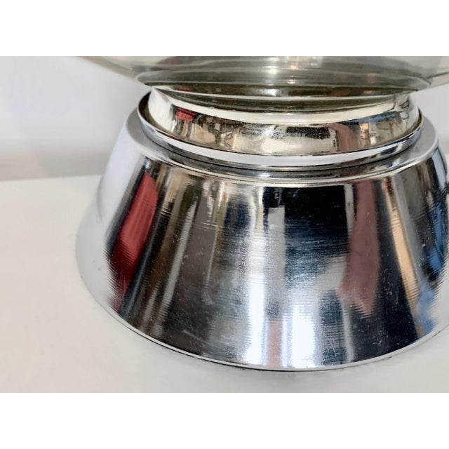 1960's Chapman Co. Mercury Ball Glass Table Lamp For Sale - Image 10 of 12