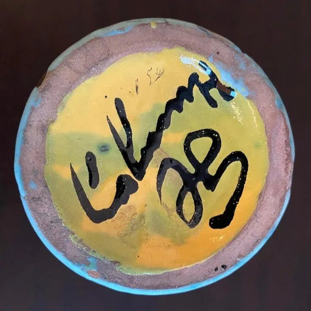 1960s Tribal Style Modern Art Pottery Vase by Livia Gorka For Sale - Image 12 of 12