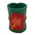 Mid 20th Century Hawaiian Hand Carved Napkins Rings W/ Hand Painted Floral, Set of 6 For Sale - Image 4 of 12