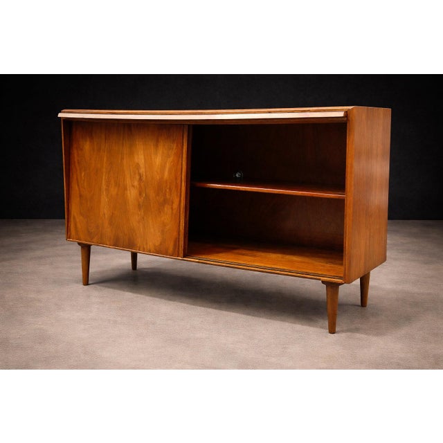 Carlo Hauner & Martin Eisler Sideboard With Extendable Top in Caviúna, Brazil, 1950s For Sale - Image 11 of 13