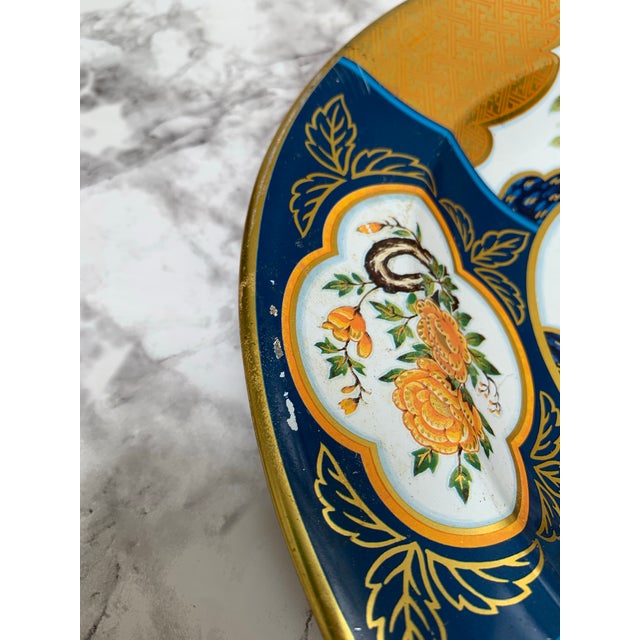1970s Midcentury Asian Chinoiserie Serving and Decor Tray For Sale - Image 5 of 11
