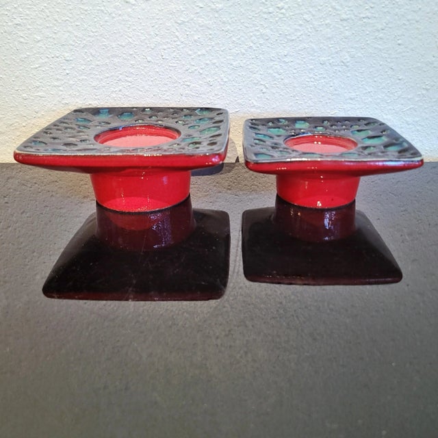 1970s Rare Dümler & Breiden 'Studio' Series Candle Holders Nrs. 31 & 32 For Sale - Image 5 of 11