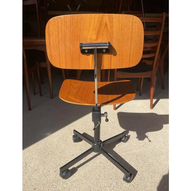 Danish Kevi Swivel Office Chair by Jørgen Rasmussen for Rabami For Sale - Image 10 of 13