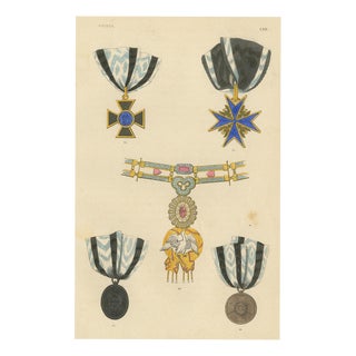 Orders of Prussia, 1844, Paper For Sale