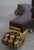 Maitland Smith Round Mahogany Leather Top Drum Table For Sale - Image 10 of 18