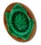 Late 19th Century Beautiful Antique Late 19th Century Victorian Basket & Leaf Majolica Dish With Bracket for Wall Plate Hanging Display For Sale - Image 5 of 9