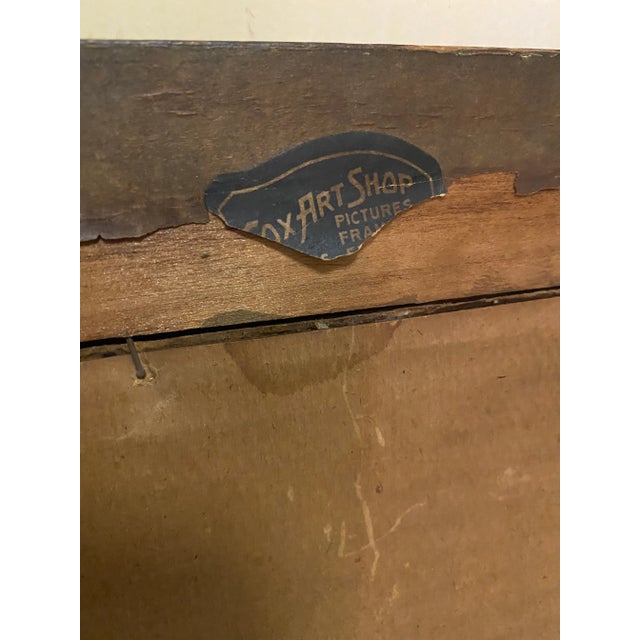 1900 - 1909 Early 20th Century "The Sentinel" Original Silver Gelatin Photograph by Native American Crow Indian Richard Throssell, Framed For Sale - Image 5 of 11