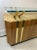 1980s 1980s Leon Rosen Modern Wood & Brass & Glass Sideboard For Sale - Image 5 of 10