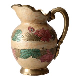 Vintage Cloisonne Pitcher For Sale