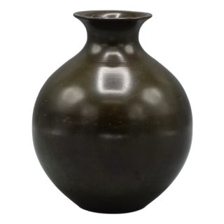 Bronze Model No. 23 Vase from GAB Guldsmedsaktiebolaget, Sweden, 1930s For Sale