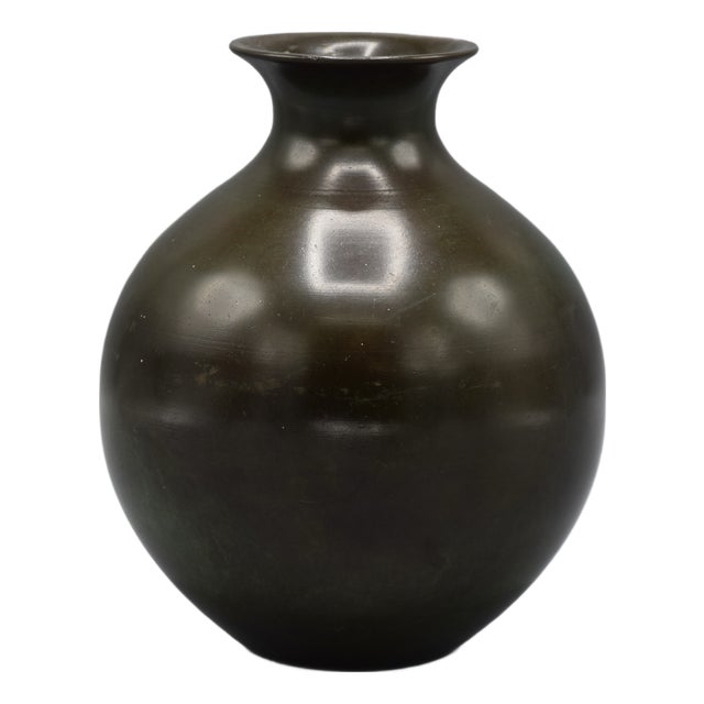 Bronze Model No. 23 Vase from GAB Guldsmedsaktiebolaget, Sweden, 1930s For Sale