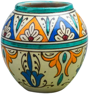 Early 20th Century Ceramic Vase W/ Andalusian Pattern