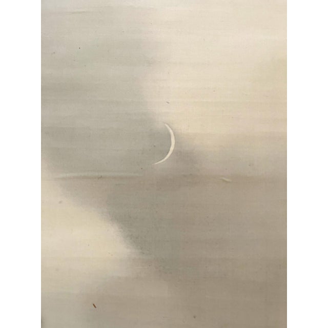 Rare Triptych Scroll Paintings by Watanabe Seitei Meiji Period For Sale In Atlanta - Image 6 of 18