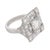 1930s Art Deco Gia 1.41 Carat Old European Cut Diamond Platinum Ring, Size 6 For Sale - Image 4 of 6