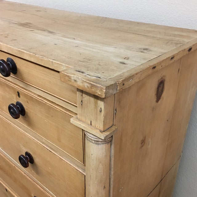 Vintage Irish Pine Six Drawer Chest Chairish