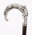 Antique Silver Fox and Hare Handled Walking Stick Cane, 19th Century For Sale - Image 17 of 18
