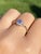 Contemporary The Laidlaw: Laies 14K White Gold Ring set with Tanzanite and Diamonds For Sale - Image 3 of 11