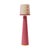 Winnie Floor Lamp in Rattan with Wood and Printed Cotton by Popus Editions For Sale - Image 4 of 6