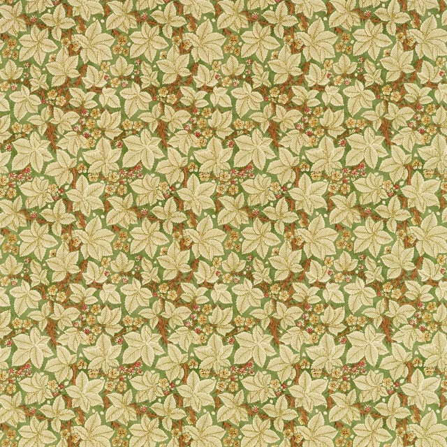 Morris & Co Bramble Fabric in Herball - a Sample For Sale