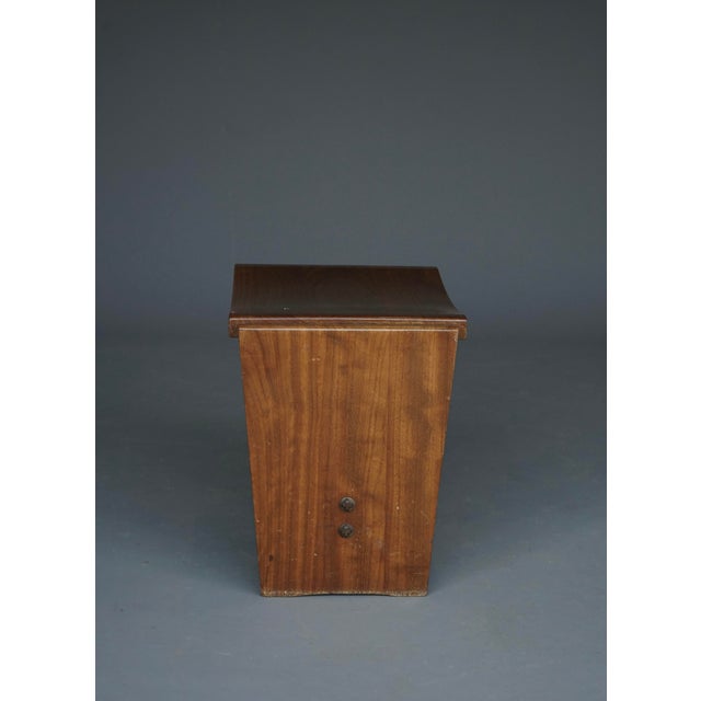 Mid-Century Church Stool in Walnut, 1950s For Sale - Image 10 of 14