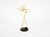 Mid-Century Modern Umbrella Stand in Brass and Black Cast Iron Base, 1950s For Sale - Image 11 of 11
