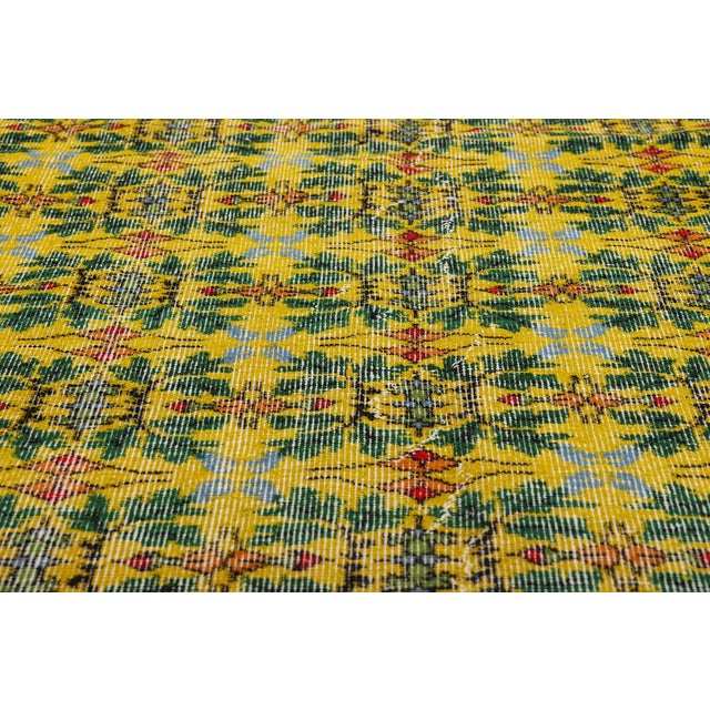 Mid 20th Century Zeki Muren Vintage Turkish Sivas Rug, 04'07 X 06'00 For Sale - Image 5 of 10