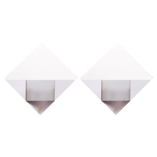 Rombo Wall Lights by Miguel Milá, Spain, 1984, Set of 2 For Sale