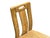 Oriental Light Wood Rough Grain Rectangular Dining Table 4 Chairs Set For Sale - Image 14 of 16