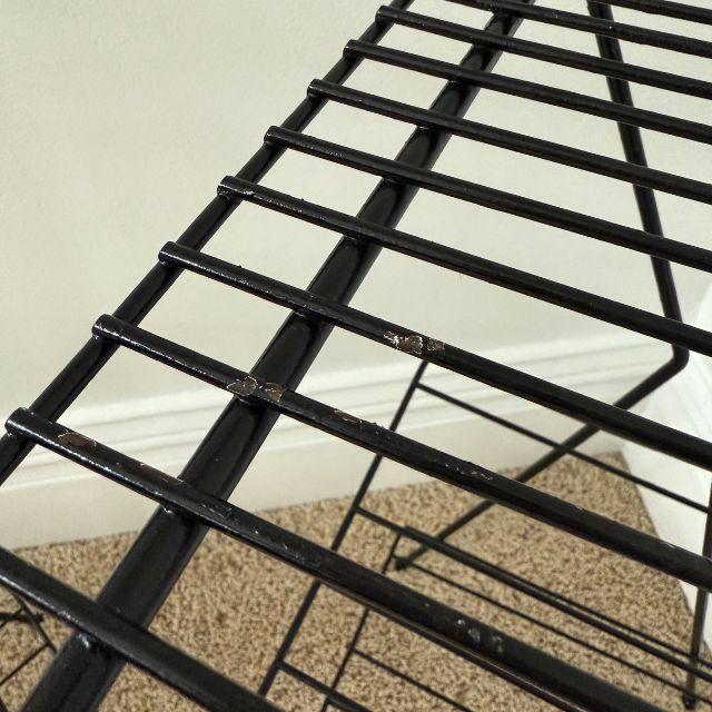 Mid-Century Modern Metal 3-Tiered Plant Stands, Pair (2) For Sale - Image 12 of 12