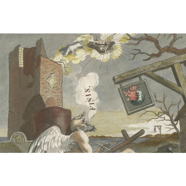 Title: rare 1753 william hogarth "the bathos" satirical print - a collector's gem : dive into the captivating world of...