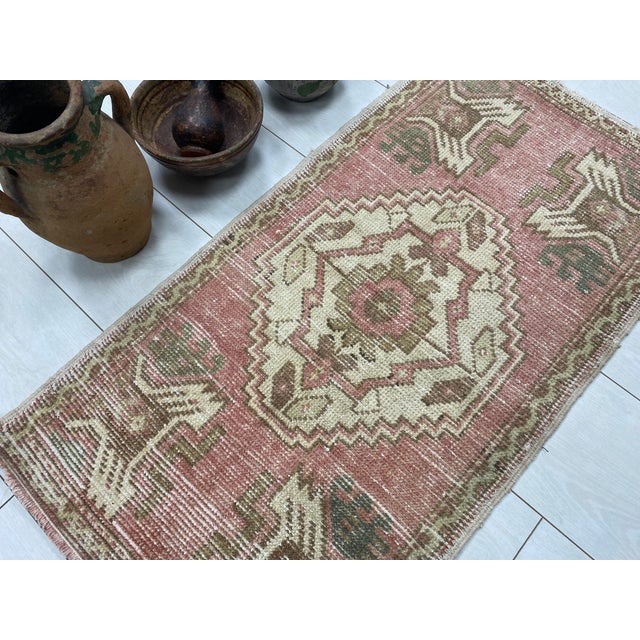 Oushak Wool Area Carpet For Sale In Phoenix - Image 6 of 6