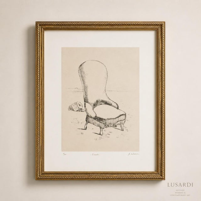Cream Giorgio De Chirico, The Idol, 1970s, Print For Sale - Image 8 of 8